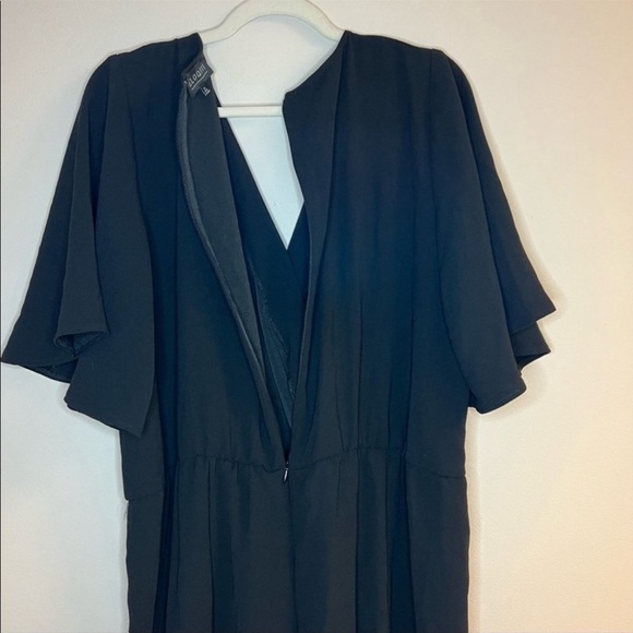 Eloquii Wide Leg Black Jumpsuit - Picture 5 of 8